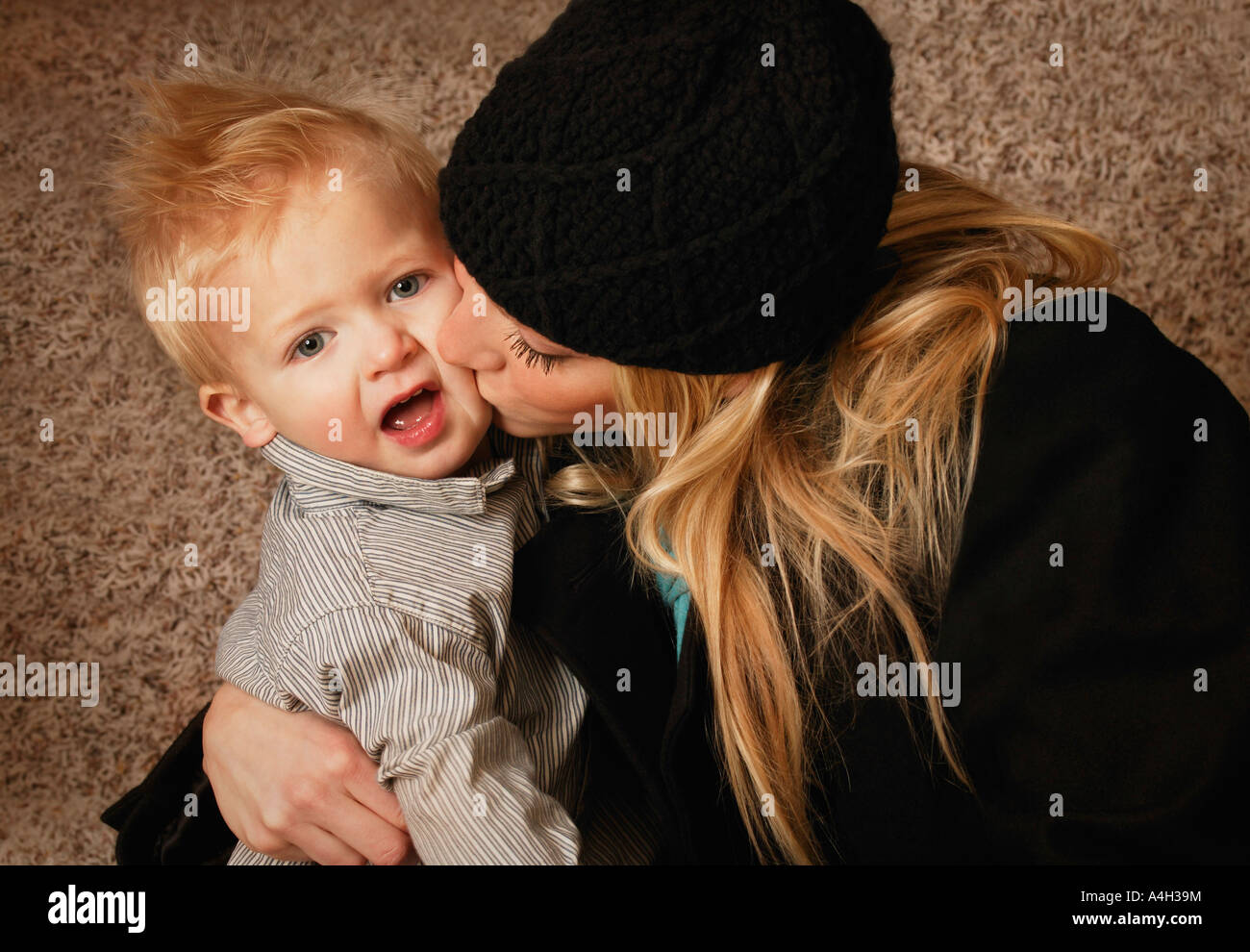 Madre e figlio Foto Stock