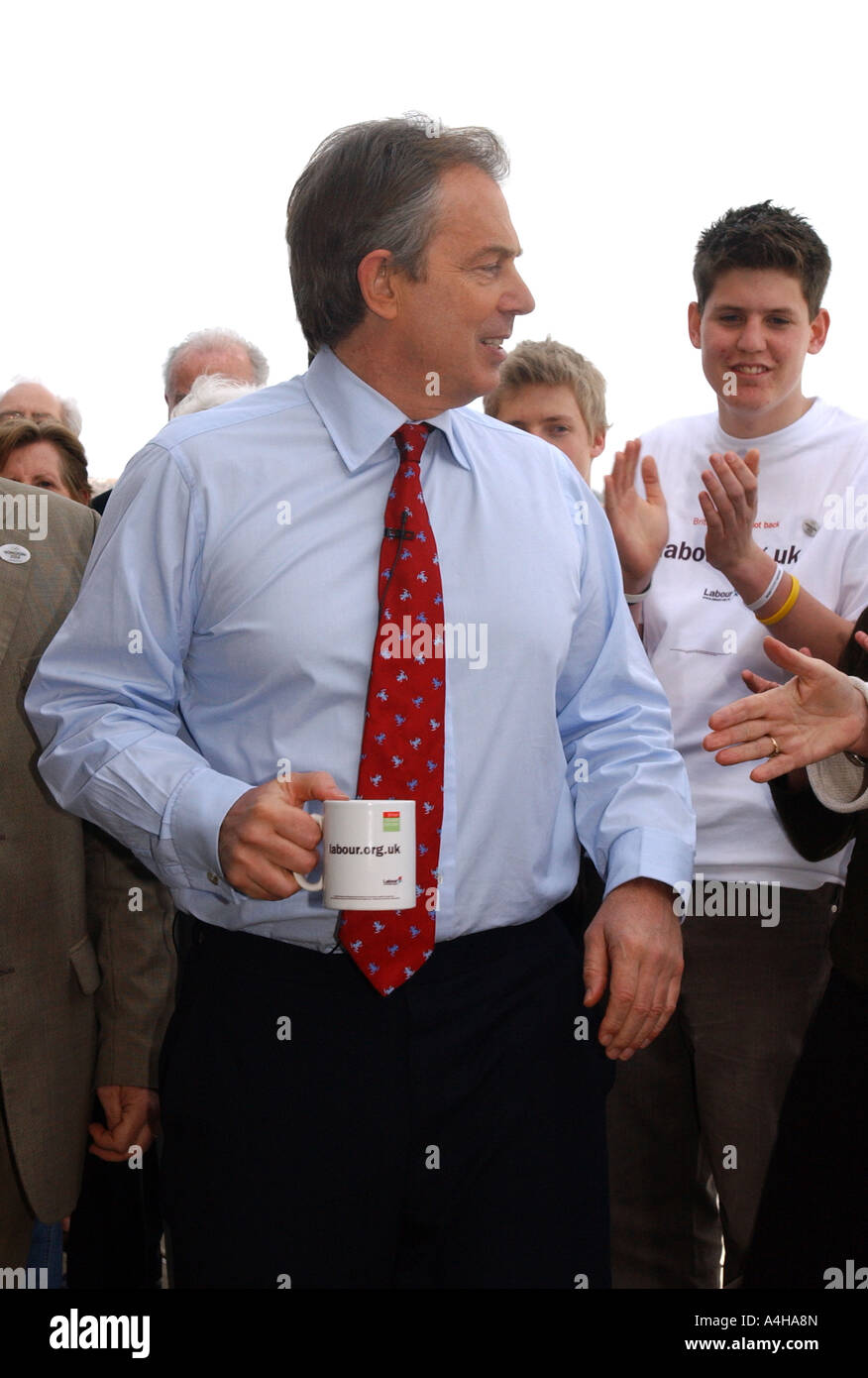 Tony Blair, Primo Ministro del Regno Unito Foto Stock