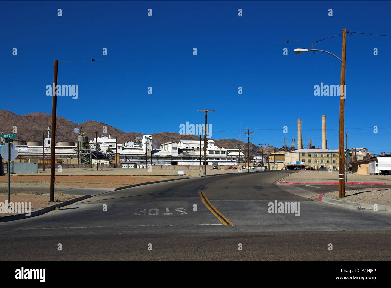 Trona, CALIFORNIA, STATI UNITI D'AMERICA Foto Stock