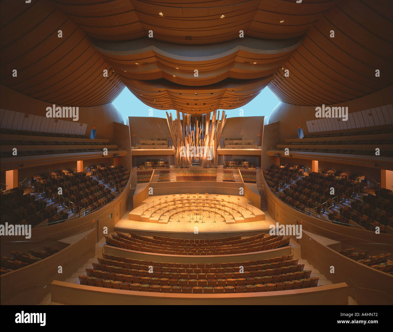 WALT DISNEY CONCERT HALL DI LOS ANGELES, Stati Uniti d'America Foto Stock
