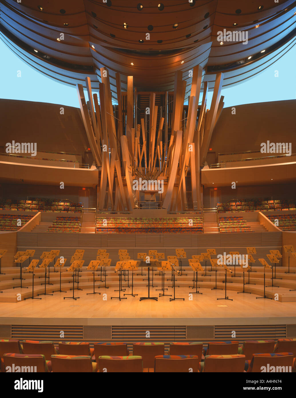 WALT DISNEY CONCERT HALL DI LOS ANGELES, Stati Uniti d'America Foto Stock