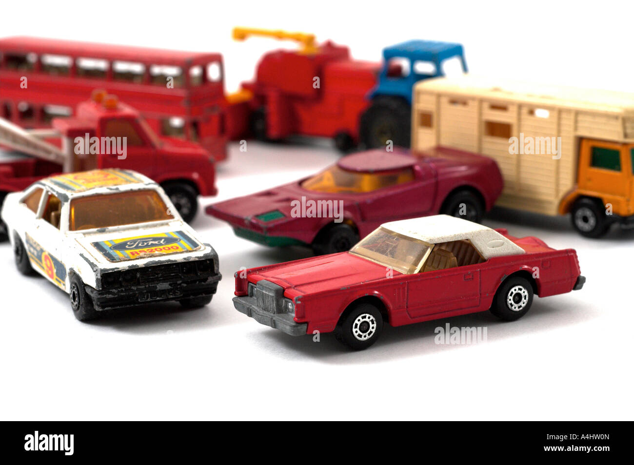 Matchbox giocattoli solo uso editoriale Foto Stock