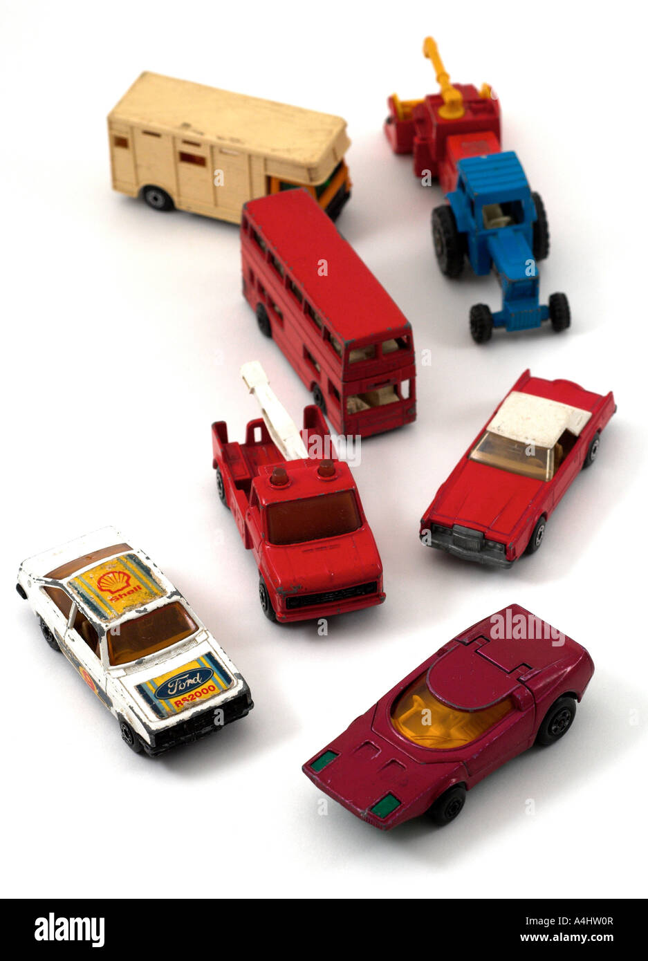Matchbox giocattoli degli anni settanta solo uso editoriale Foto Stock