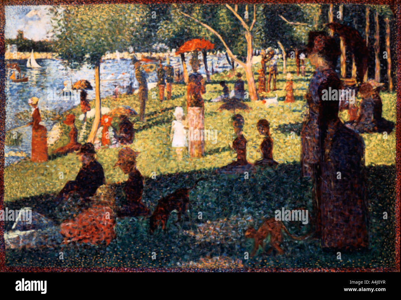 Una Domenica Pomeriggio All Isola Della Grande Jatte "Una domenica pomeriggio sull'isola della Grande Jatte", 1884-1886