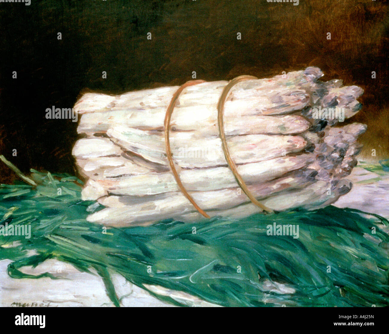 "Bundle di Asparagi ", 1880. Artista: Edouard Manet Foto Stock