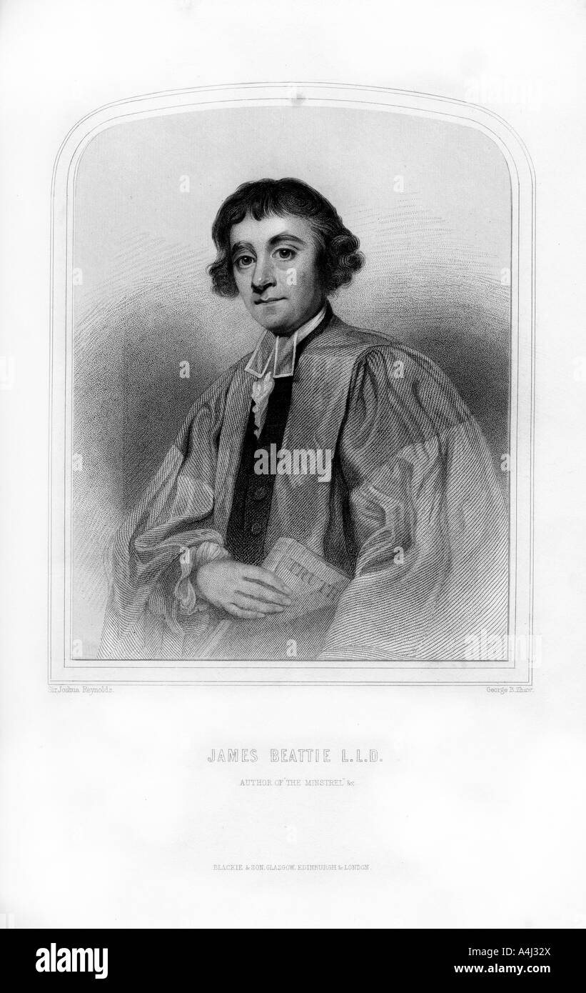 James Beattie, Scottish accademico e scrittore, (1870).Artista: GB Shaw Foto Stock