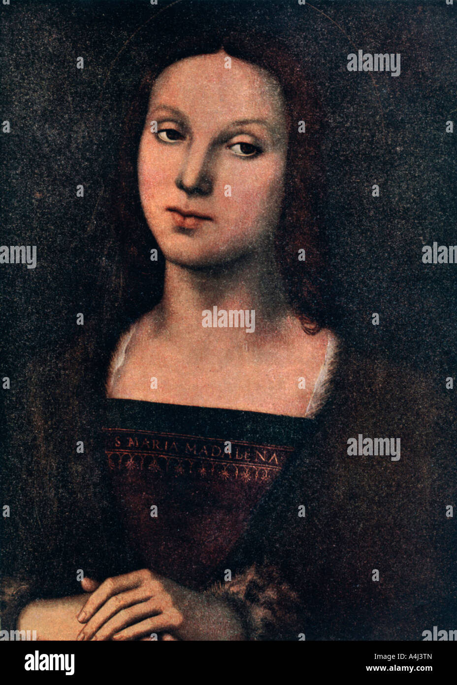 'St Maria Maddalena', C1500.Artista: Perugino Foto Stock