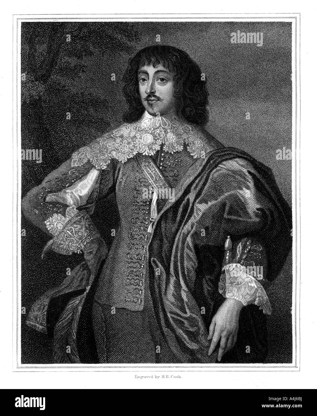 William Villiers, secondo il visconte Grandison di Limerick, (1827).Artista: H R Cook Foto Stock