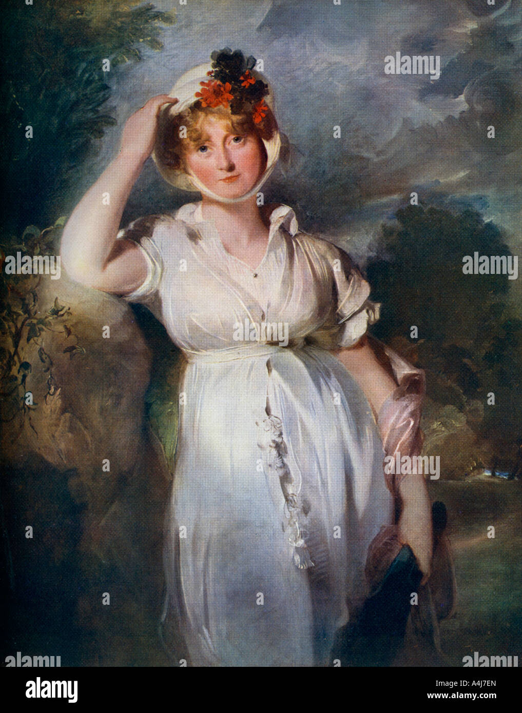 " Caroline Amelia Elisabetta di Brunswick', c1788-1810, (1912).Artista: Thomas Lawrence Foto Stock