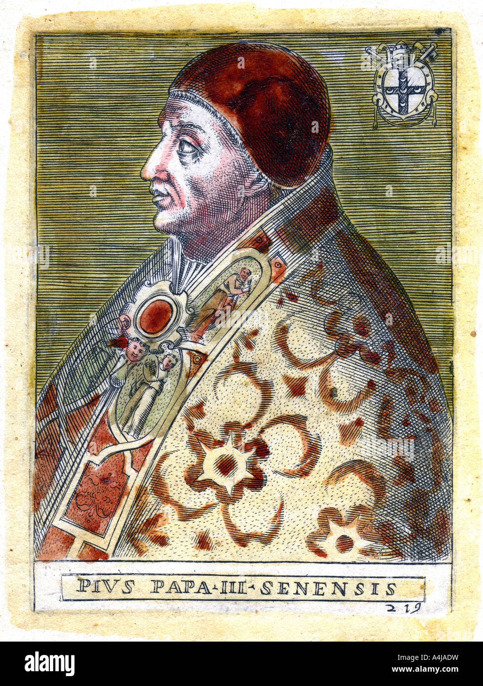 Papa Pio III. Artista: sconosciuto Foto Stock