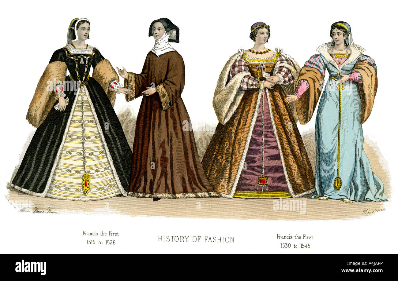 Costume francese: Francesco I (1882). Artista: sconosciuto Foto Stock