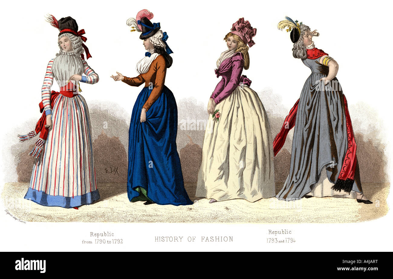 Costume francese: Repubblica (1882). Artista: sconosciuto Foto Stock