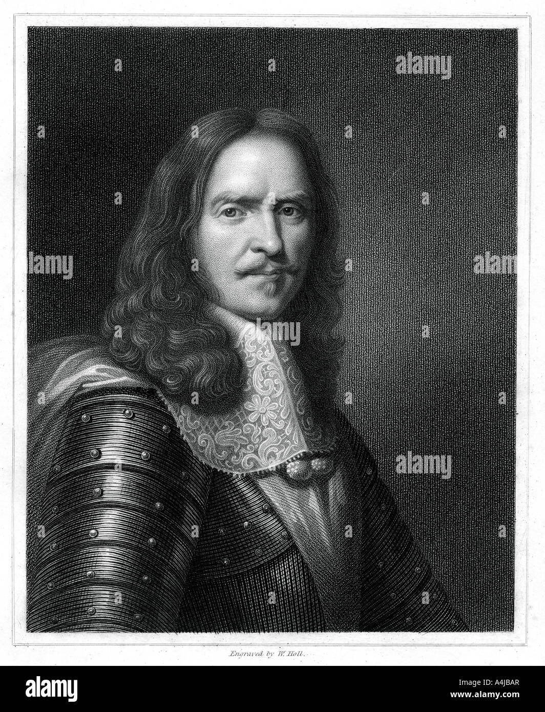 Henri de la Tour d'Auvergne, francese leader militare, (1833). Artista: W Holl Foto Stock