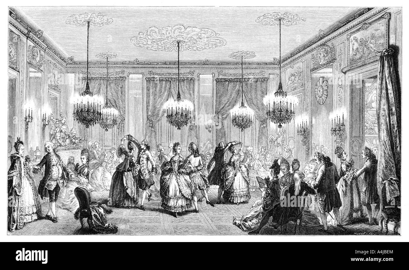 La Sfera, (1885).Artista: Augustin de Saint-Aubin Foto Stock