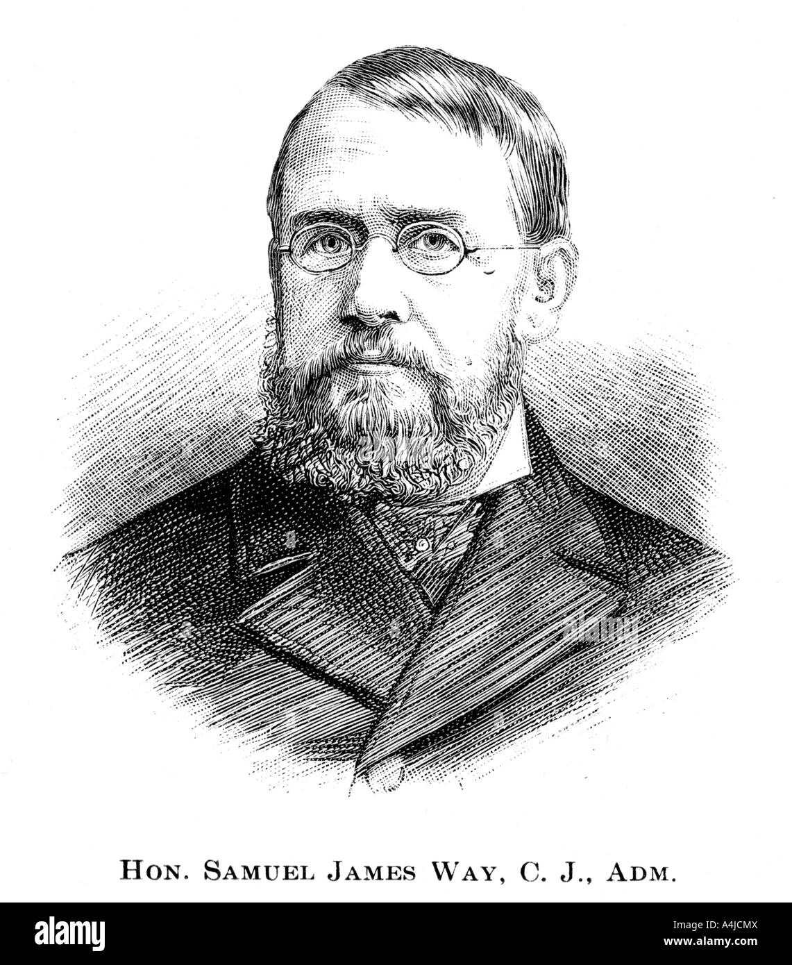 Sir Samuel James modo, 1886. Artista: sconosciuto Foto Stock