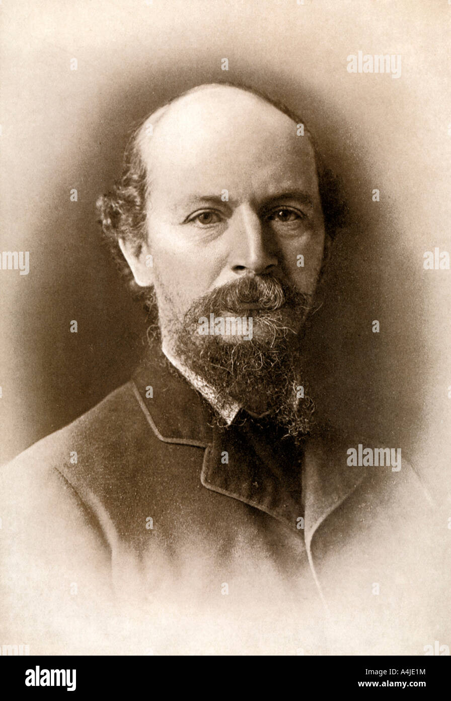 Algernon Charles Swinburne, era vittoriana del poeta inglese, 1909.Artista: Elliott & Fry Foto Stock