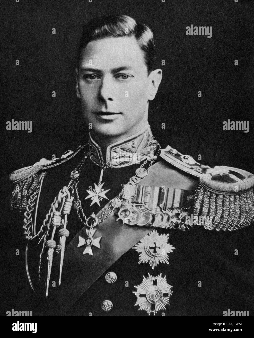Il Duca di York, il futuro re Giorgio VI del Regno Unito, c1930s. Artista: sconosciuto Foto Stock