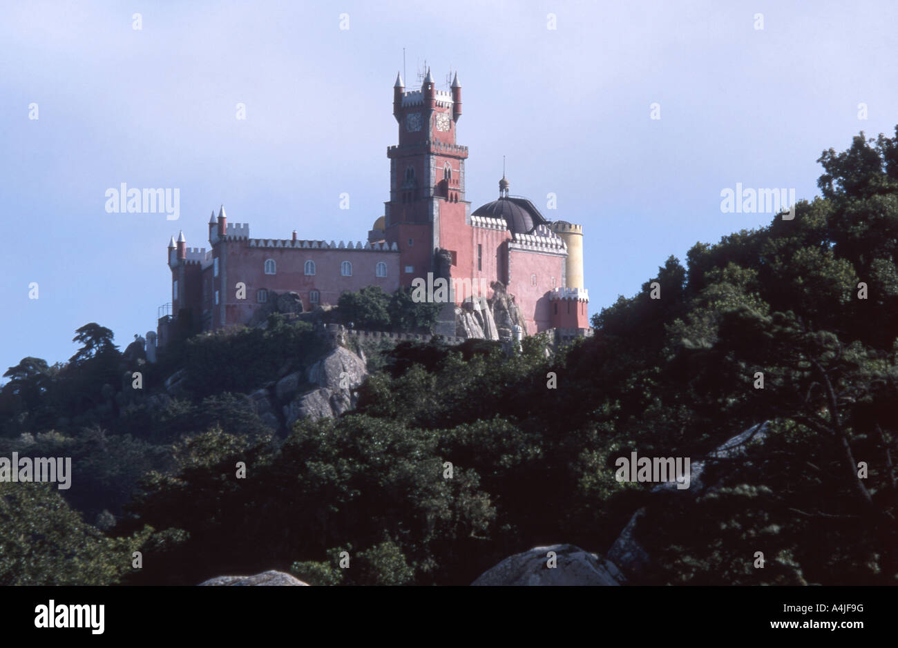 Palácio da pena, Sintra, regione di Lisbona, Portogallo Foto Stock