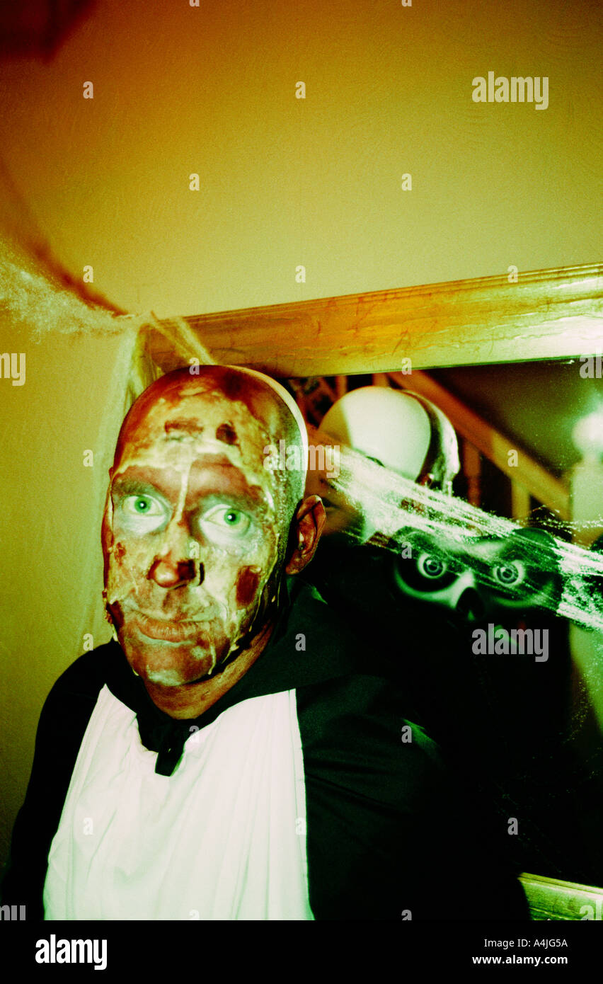 I morti viventi di halloween in Inghilterra, Regno Unito Foto Stock