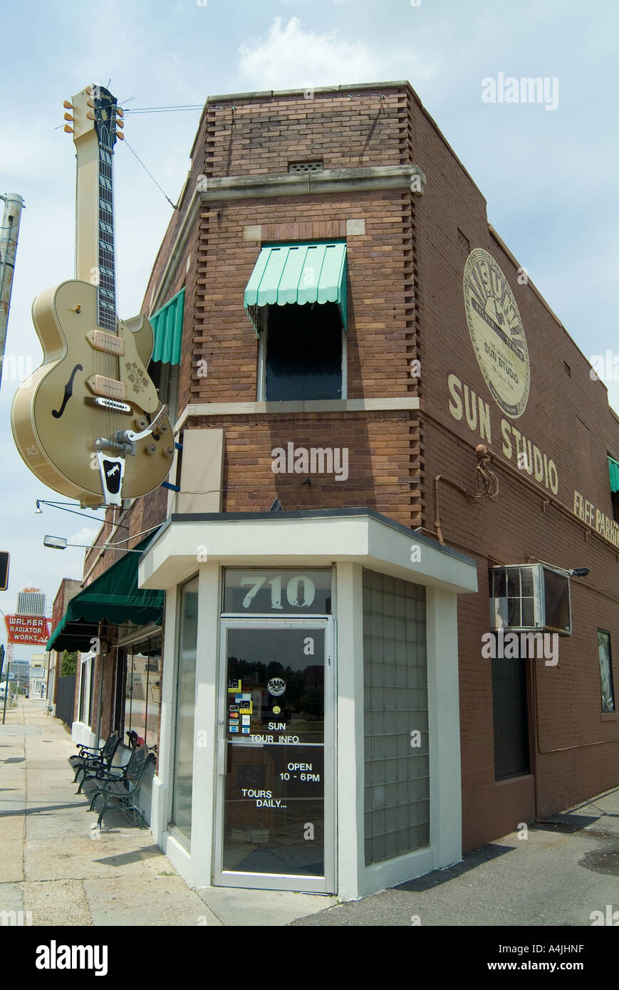 Sun Studios, Memphis, Tennessee Foto Stock