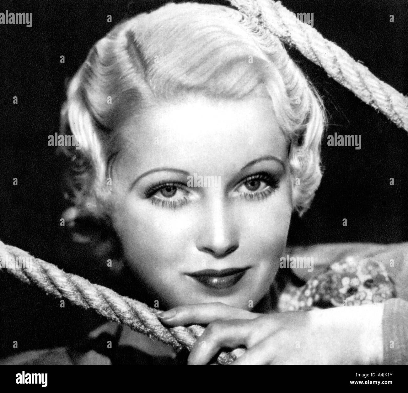 Giugno Lang, actrice americano, 1934-1935. Artista: sconosciuto Foto Stock