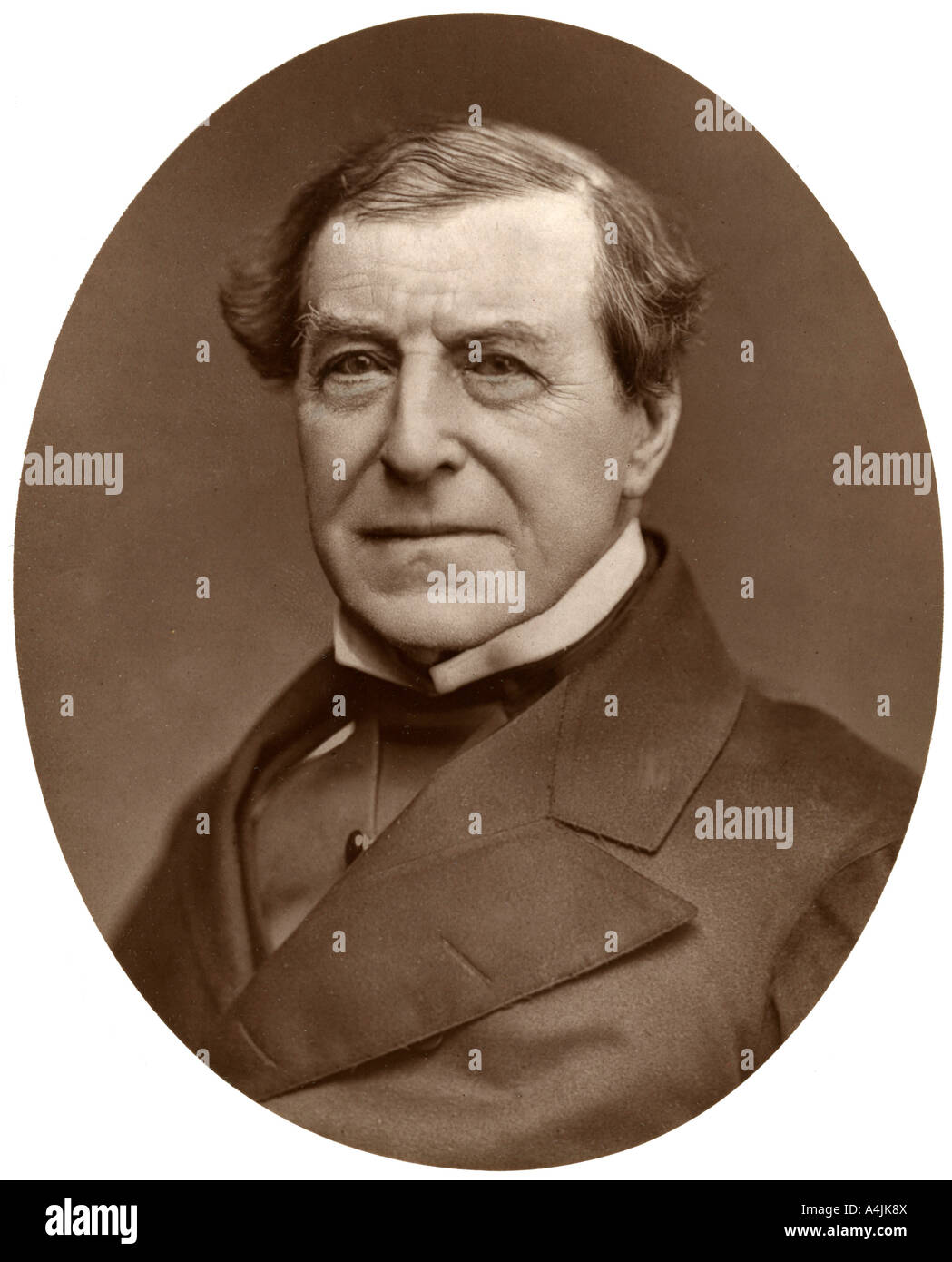 Diritto Hon Signore Chelmsford, British politiciian e giurista, 1876.Artista: Lock & Whitfield Foto Stock