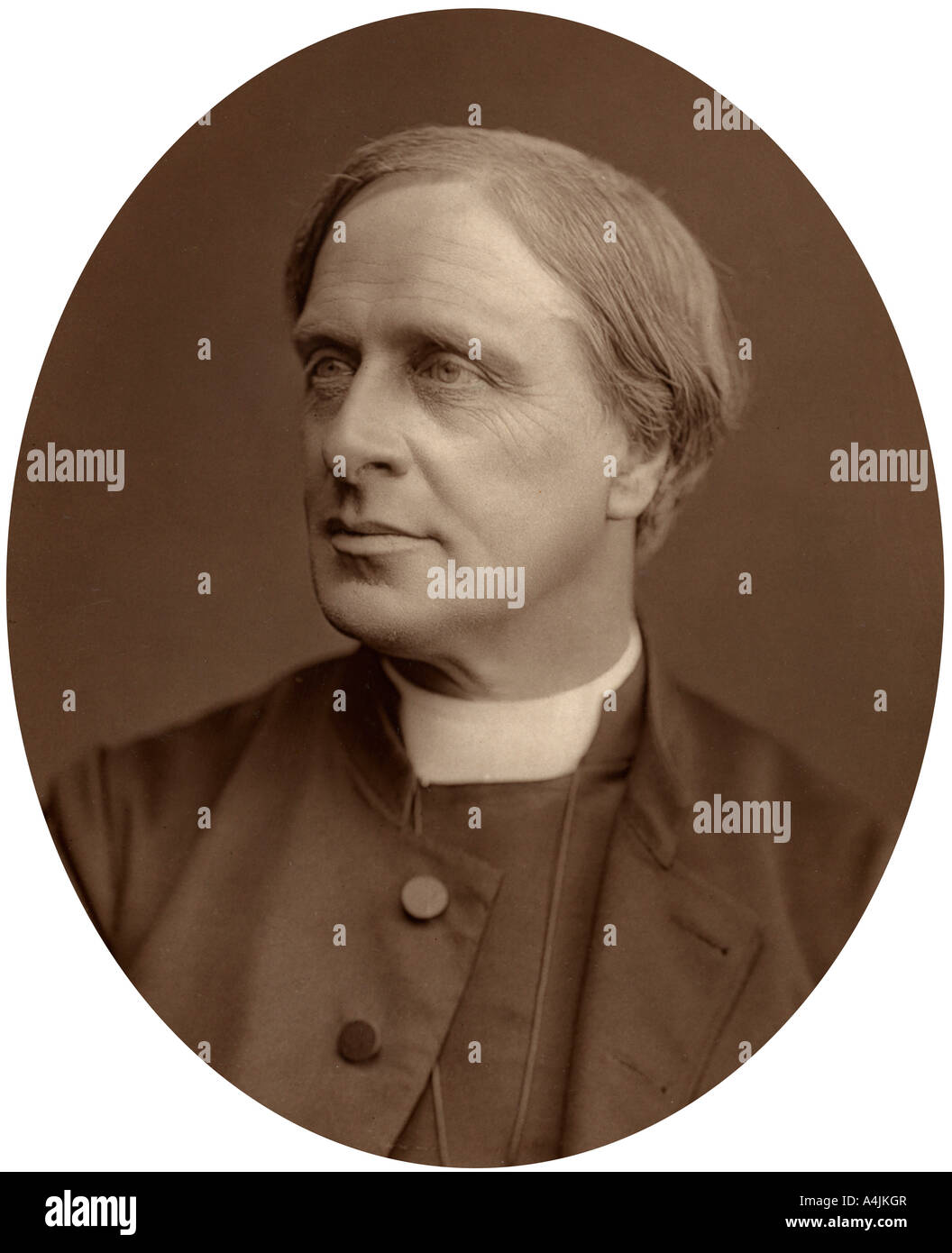 Edward White Benson, Signore Vescovo di Truro, 1880.Artista: Lock & Whitfield Foto Stock