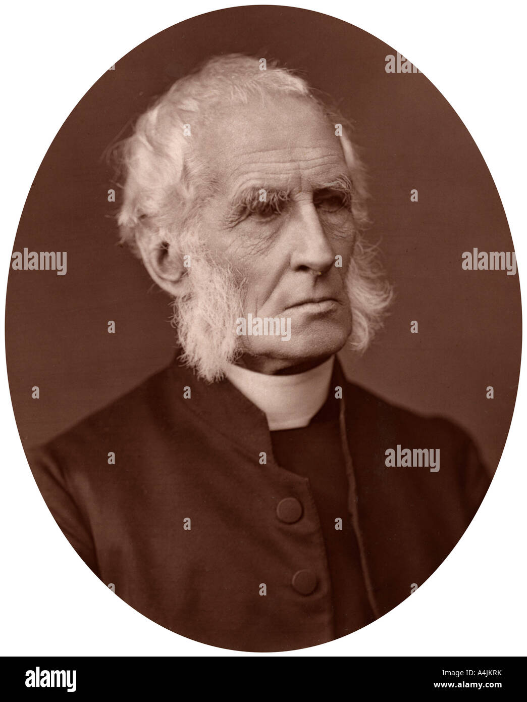 Alfred Ollivant, Vescovo di Llandaff, 1878.Artista: Lock & Whitfield Foto Stock