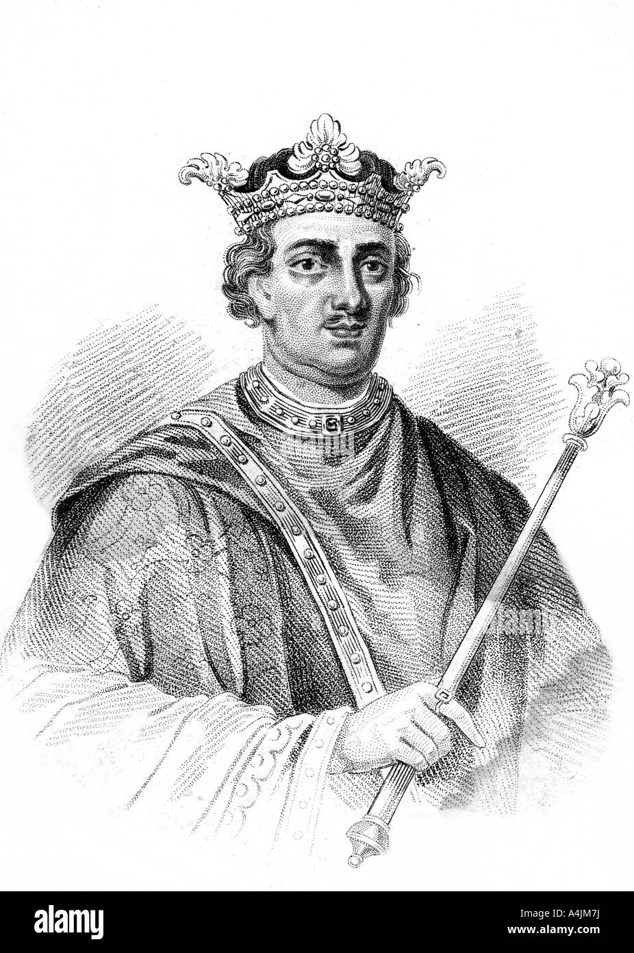 Enrico II, re d'Inghilterra. Artista: R pagina Foto Stock