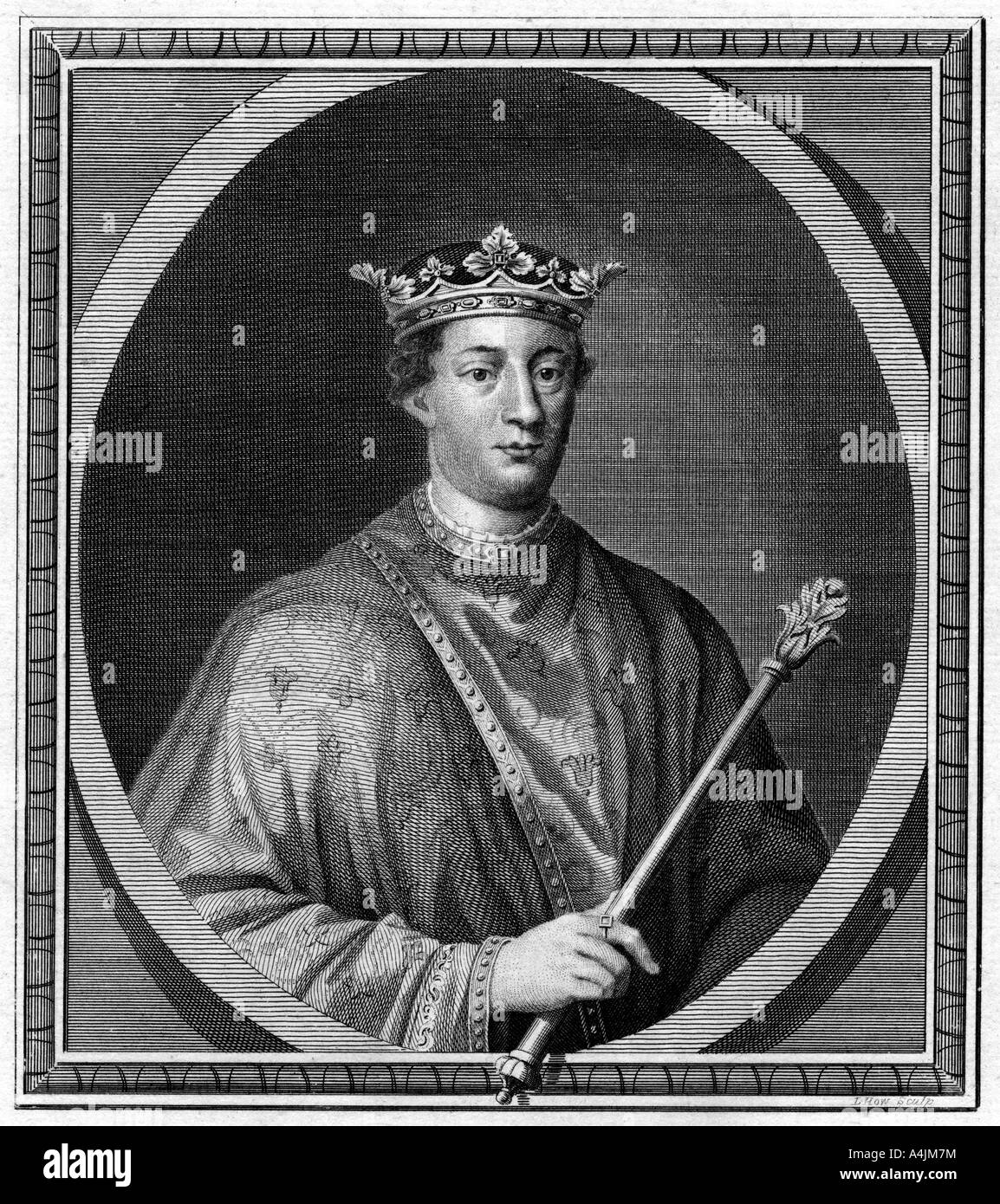 Enrico II, re d'Inghilterra, 1789.Artista: L come Foto Stock