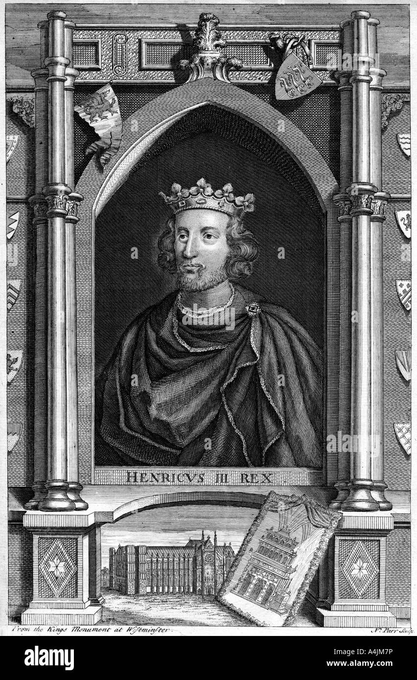 Enrico III, re d'Inghilterra.Artista: Nathaniel Parr Foto Stock