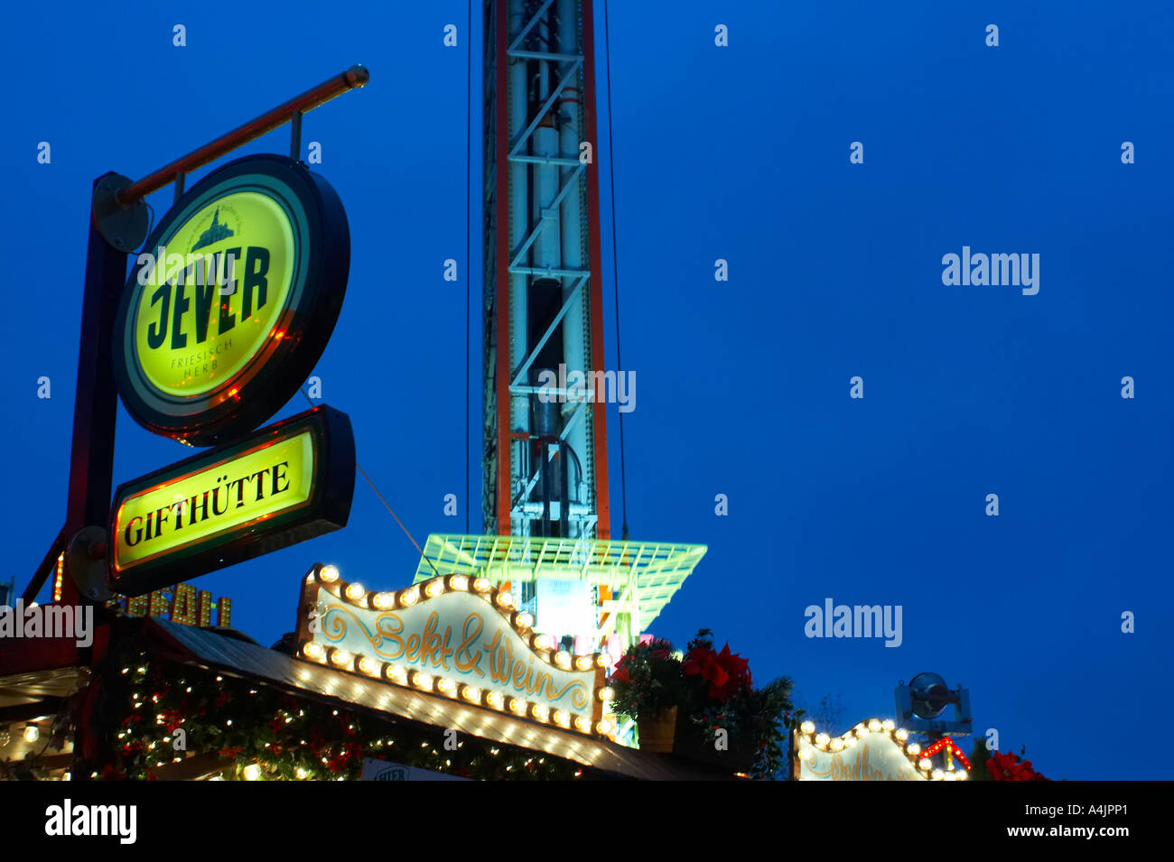 Il parco dei divertimenti di Amburgo - DOM. Foto Stock