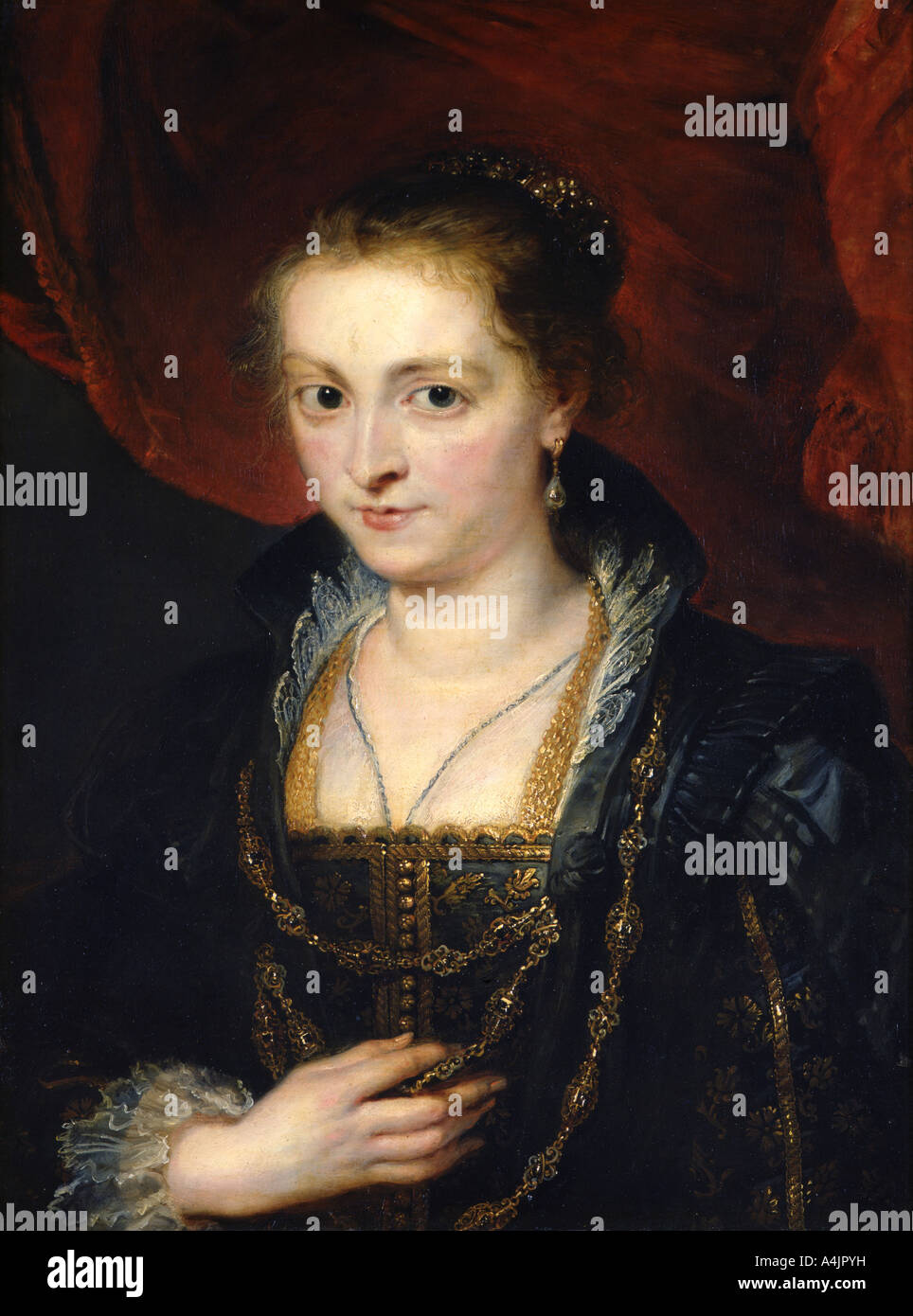 " Ritratto di Suzanne Fourment', del XVII secolo. Artista: Peter Paul Rubens Foto Stock