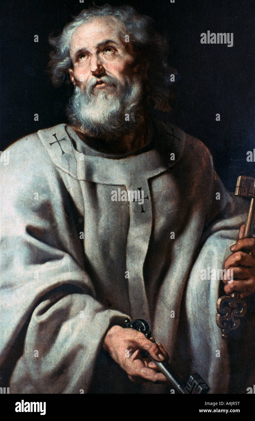 'St. Peter', del XVII secolo. Artista: Peter Paul Rubens Foto Stock