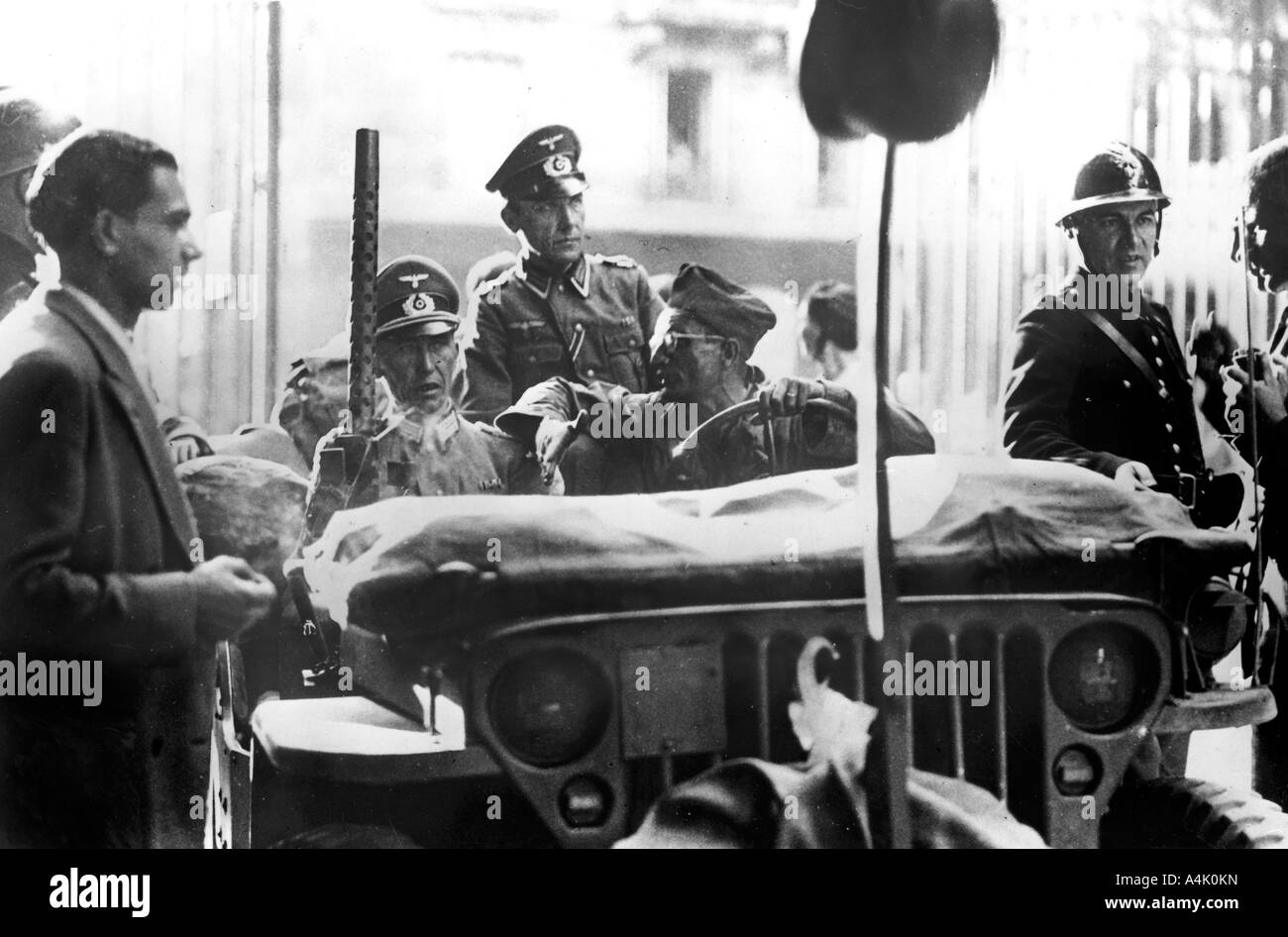 La liberazione di Parigi, 25 agosto 1944. Artista: sconosciuto Foto Stock