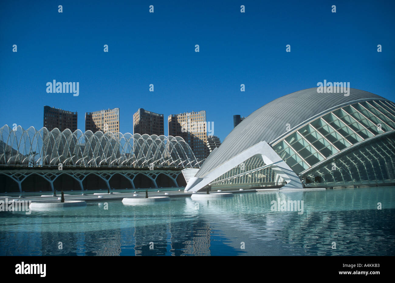 Hemisferic VALENCIA SPAGNA Foto Stock