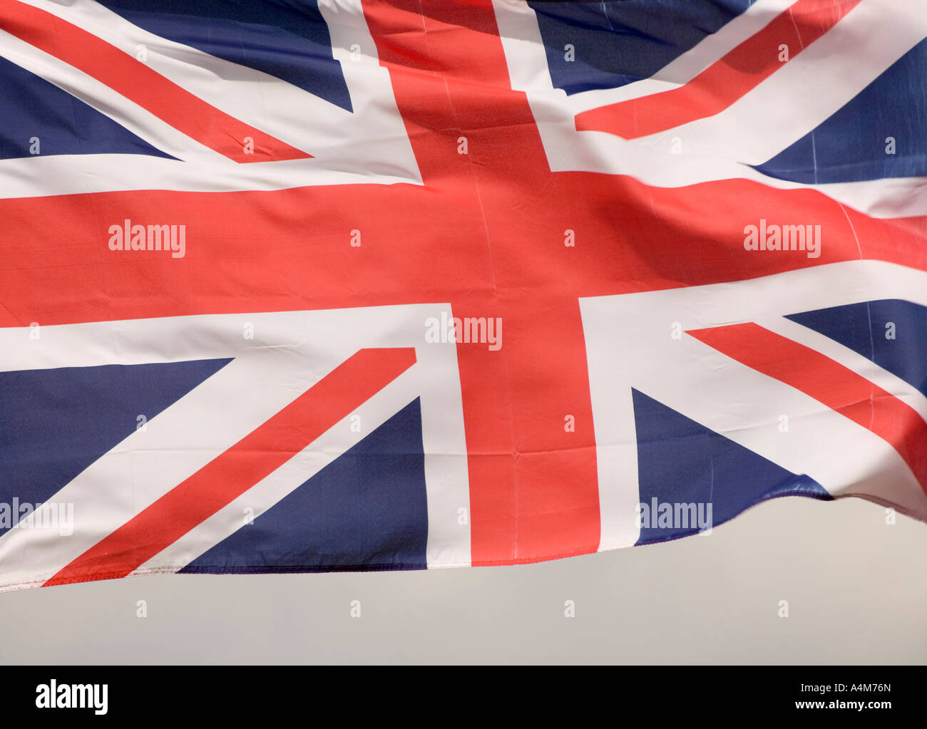 Union Jack flag del Regno Unito di Gran Bretagna e Irlanda del Nord Foto Stock