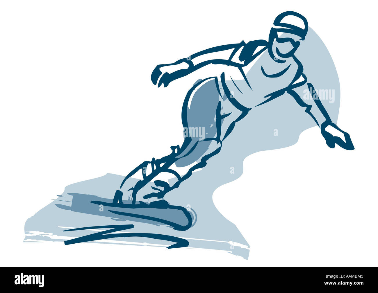 Snowboarder Foto Stock