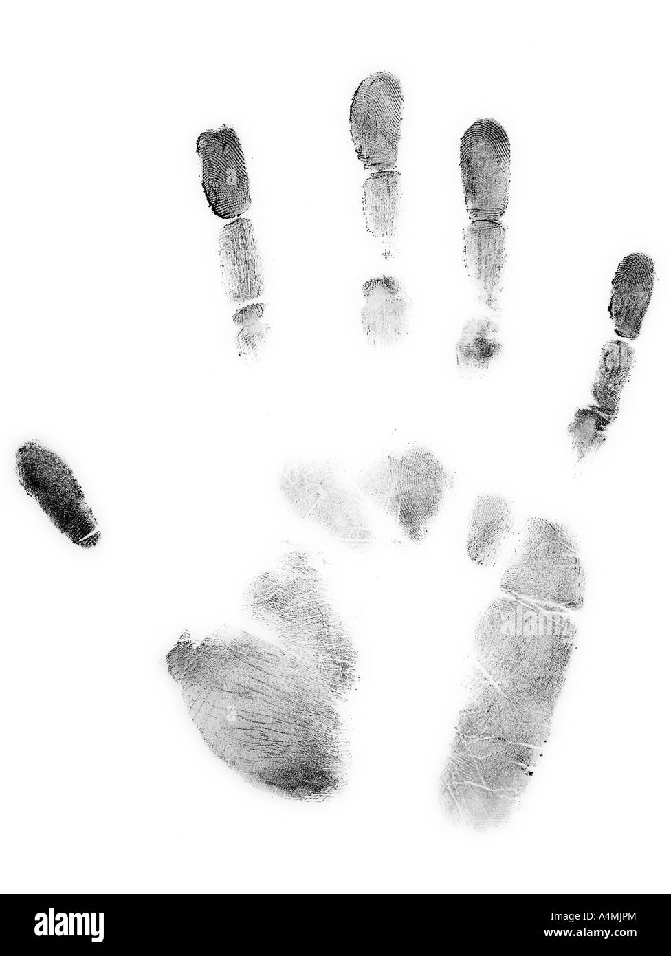 Prnt mano Foto Stock
