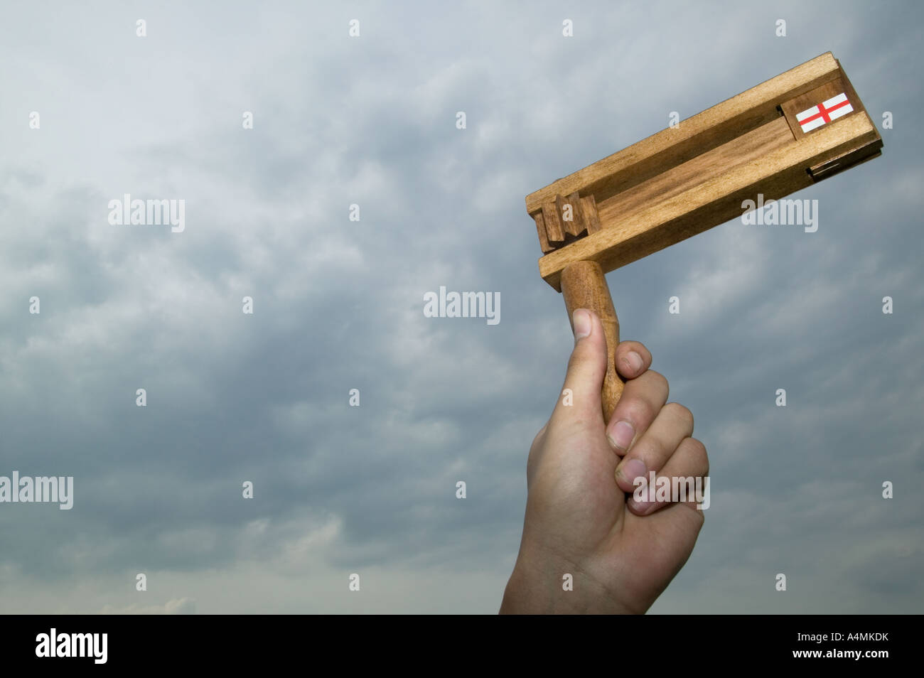 Sonaglio di calcio Foto Stock