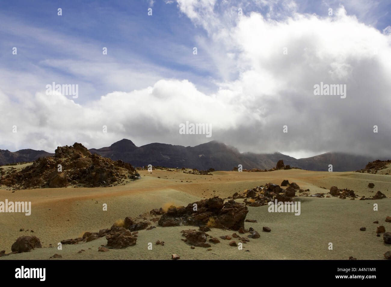 San Jose Minas a caldera de Las Canadas resti della caldera vulcanica Foto Stock