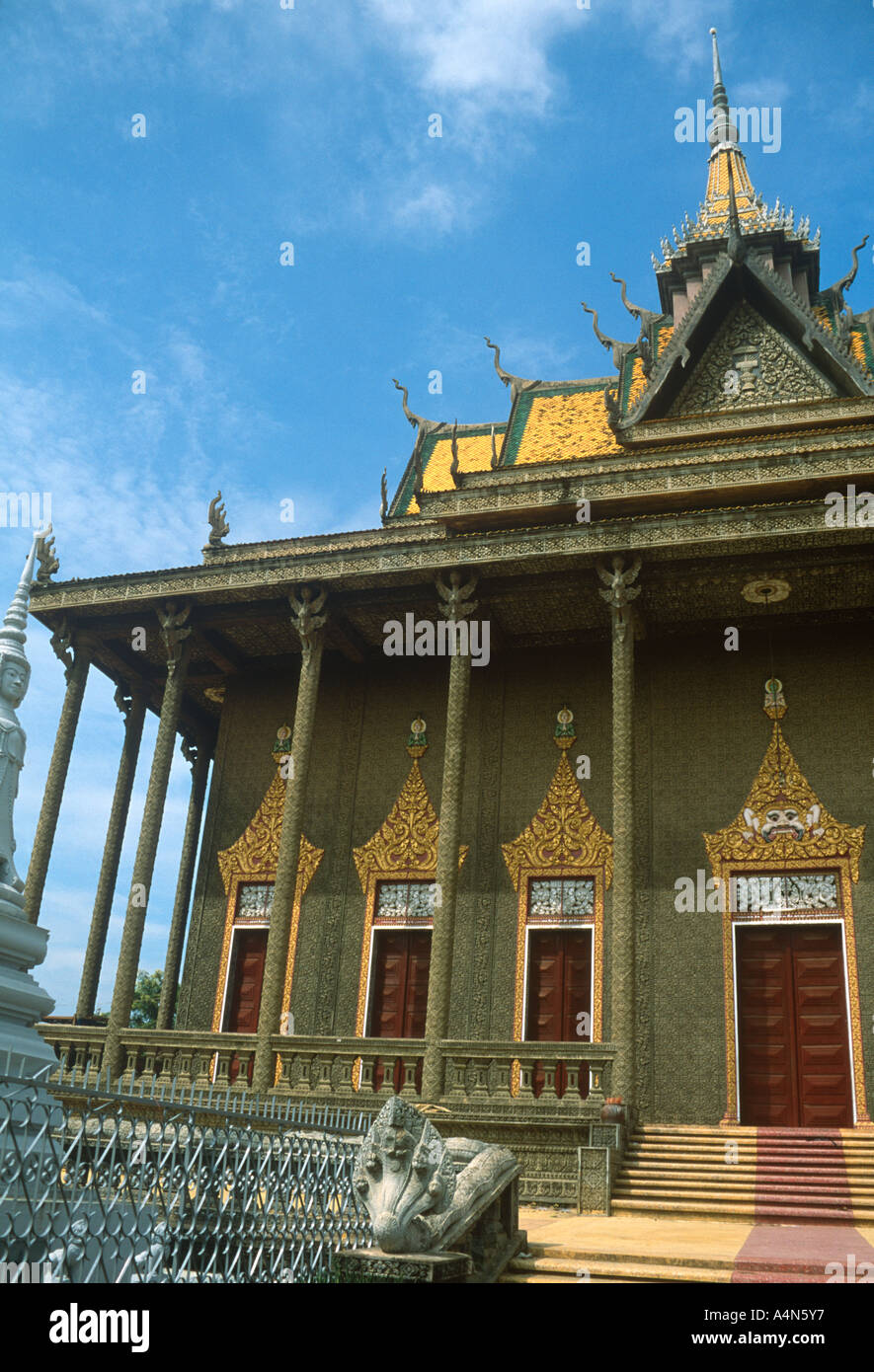 Cambogia Phnom Penh Wat Mohomontrei Foto Stock