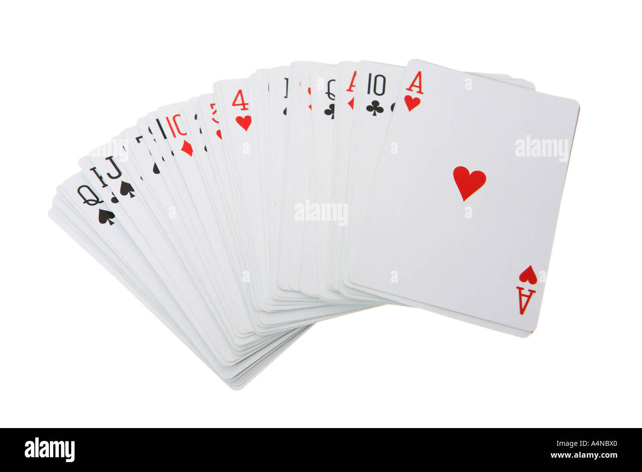 Mazzo di carte Foto Stock