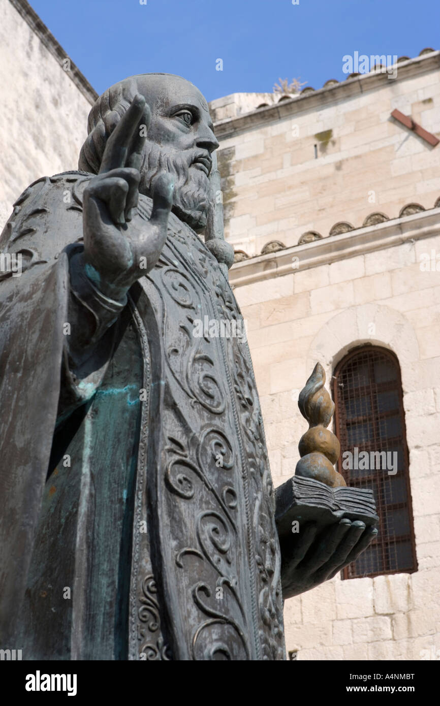Statua di San Nicola di Bari Puglia Italia Foto Stock