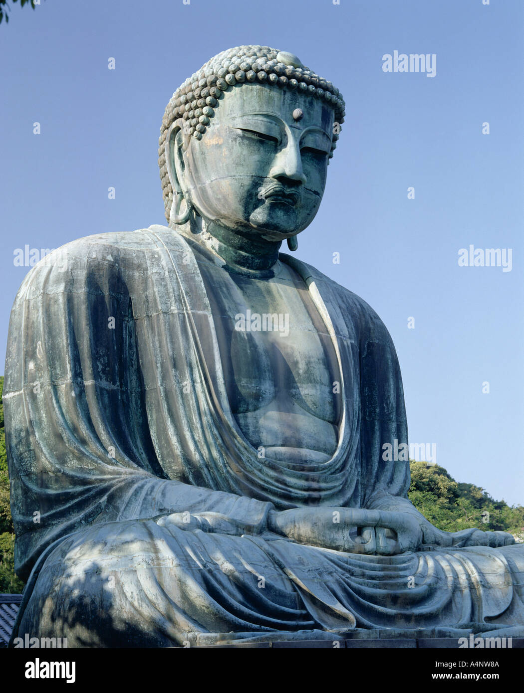 Daibutsu la grande statua del Buddha Kamakura Tokyo Giappone Asia Foto Stock