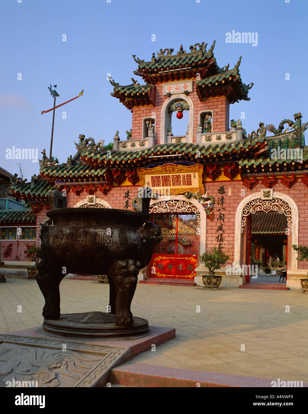 Il tempio Cinese Fukien Hoi An Vietnam Indocina Asia del sud-est asiatico Foto Stock