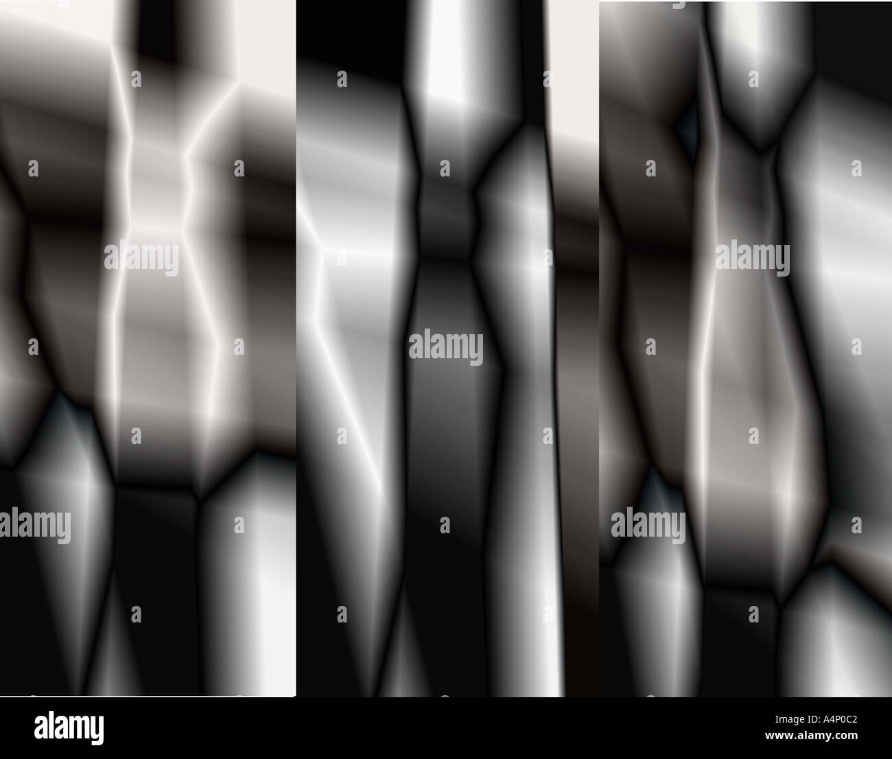 Io Robot è originale arte digitale che raffigura un futuro tecnologico Foto Stock