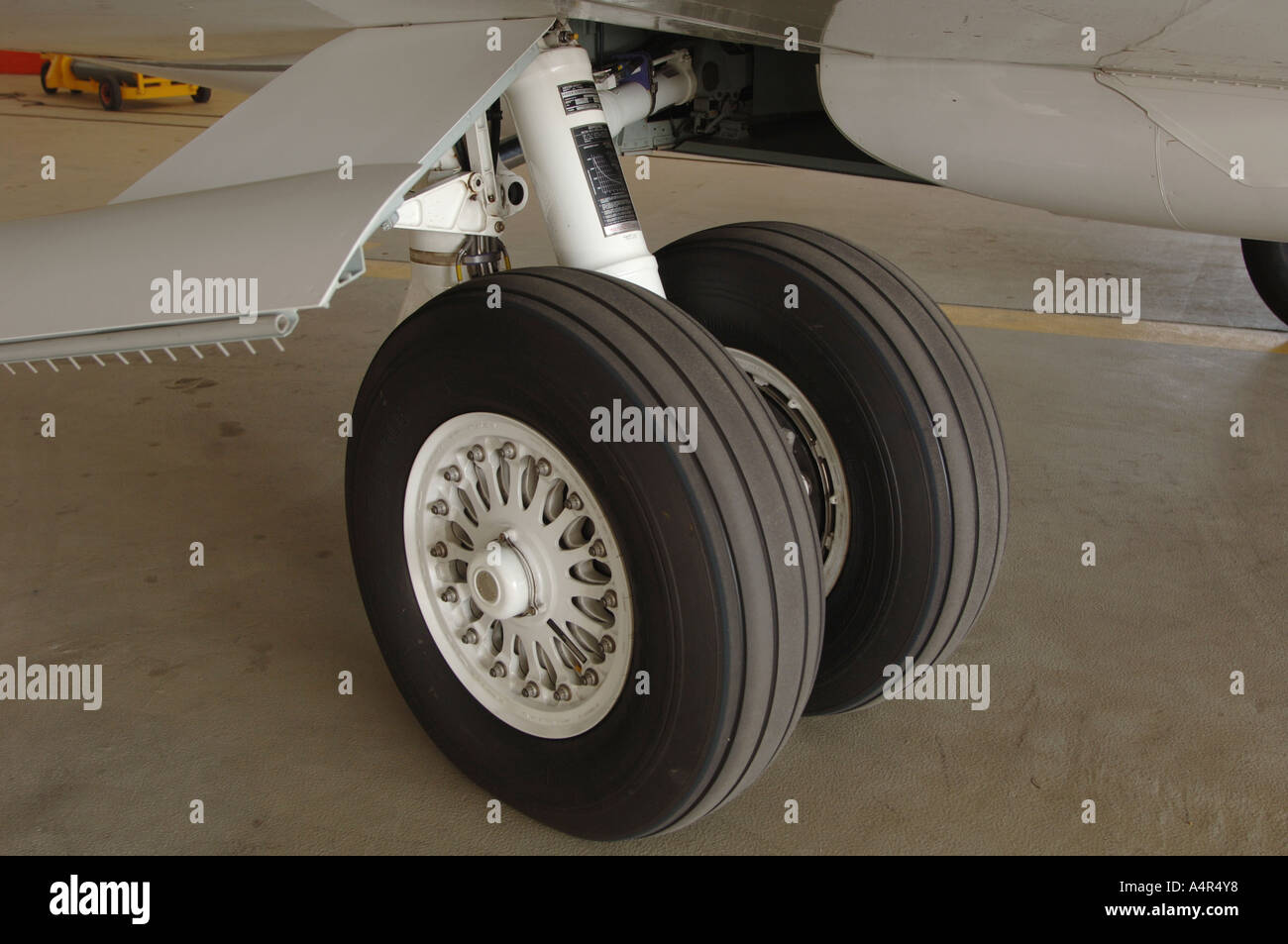Landing Gear, ruote di un aeromobile Foto Stock