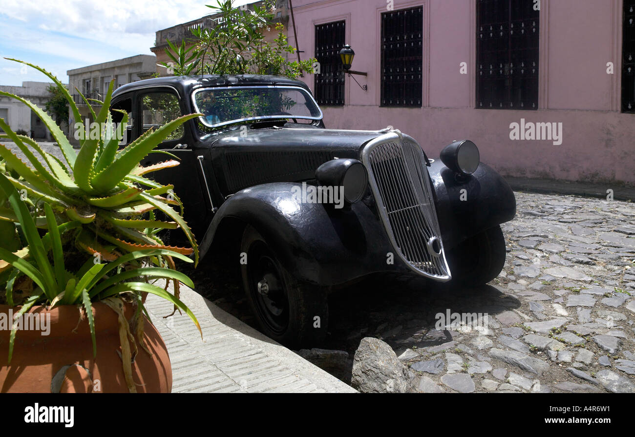 Vecchia città coloniale di Colonia in Uruguay. Un sito patrimonio mondiale dell'UNESCO. Foto Stock