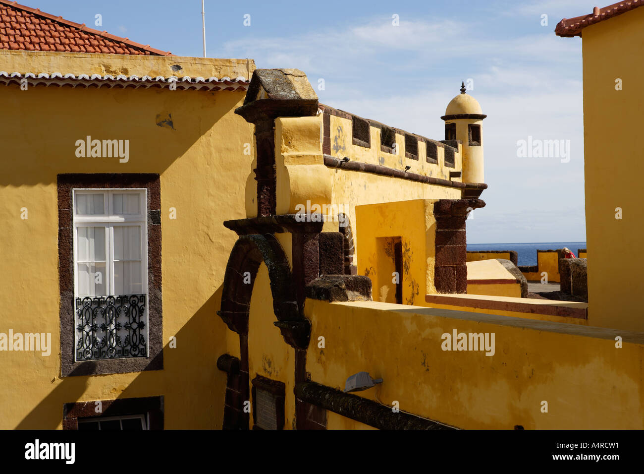 Museo di Arte Contemporanea, Sao Tiago Fort, Funchal, Madeira Foto Stock